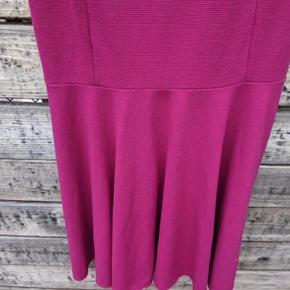 Pink Fit and Flare Dress - Picture 5 of 7